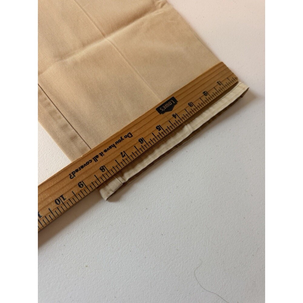 Peter Millar Pima Cotton Chino Pants Mens 38x30 Khaki Tan Flat Front Trousers - Picture 6 of 10